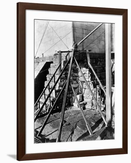 Buttresses under Foundation of the Washington Monument-null-Framed Photographic Print