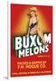 Buxom Melons - Crate Label-Lantern Press-Framed Art Print