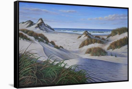 Buxton Sand Dunes-Bruce Dumas-Framed Stretched Canvas
