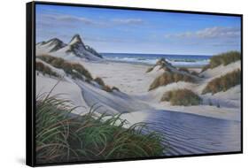 Buxton Sand Dunes-Bruce Dumas-Framed Stretched Canvas