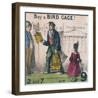 Buy a Bird Cage!, Cries of London, C1840-TH Jones-Framed Giclee Print