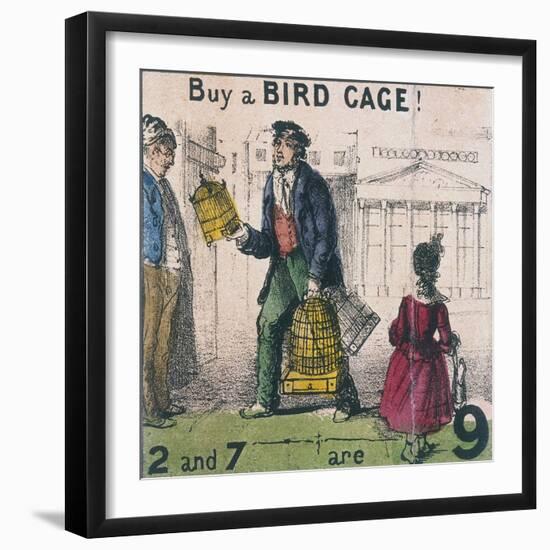 Buy a Bird Cage!, Cries of London, C1840-TH Jones-Framed Giclee Print