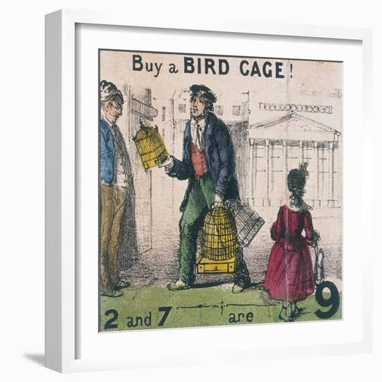 Buy a Bird Cage!, Cries of London, C1840-TH Jones-Framed Giclee Print