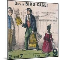 Buy a Bird Cage!, Cries of London, C1840-TH Jones-Mounted Giclee Print