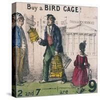 Buy a Bird Cage!, Cries of London, C1840-TH Jones-Stretched Canvas