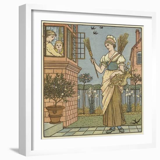 Buy a Broom-Walter Crane-Framed Giclee Print