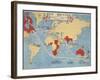 Buy British, A New Map Game and An Exciting World Race, 1932-null-Framed Giclee Print