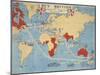 Buy British, A New Map Game and An Exciting World Race, 1932-null-Mounted Giclee Print