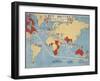 Buy British, A New Map Game and An Exciting World Race, 1932-null-Framed Giclee Print