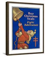 Buy Christmas Seals Fight Tuberculosis Poster-null-Framed Giclee Print