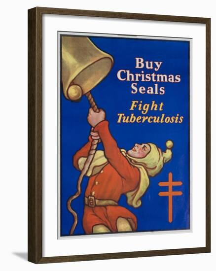 Buy Christmas Seals Fight Tuberculosis Poster-null-Framed Giclee Print