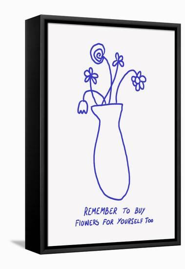 Buy Flowers for Yourself-Athene Fritsch-Framed Stretched Canvas