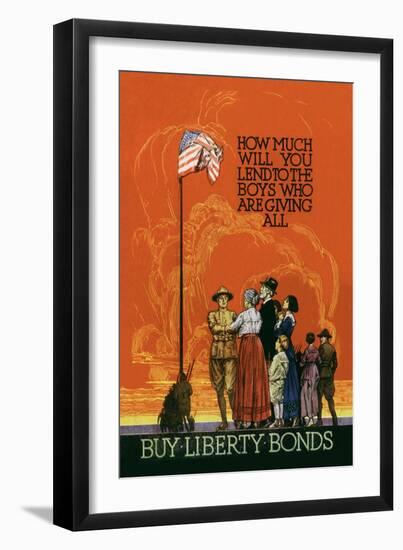Buy Liberty Bonds-null-Framed Art Print
