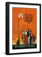 Buy Liberty Bonds-null-Framed Art Print