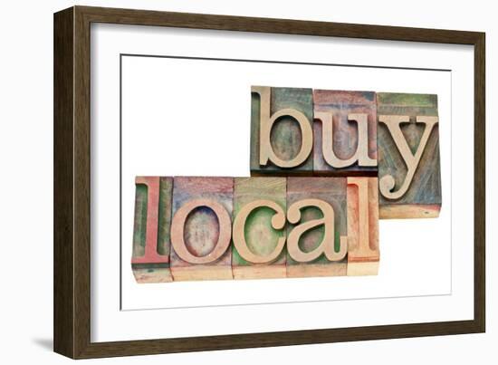 Buy Local-PixelsAway-Framed Art Print