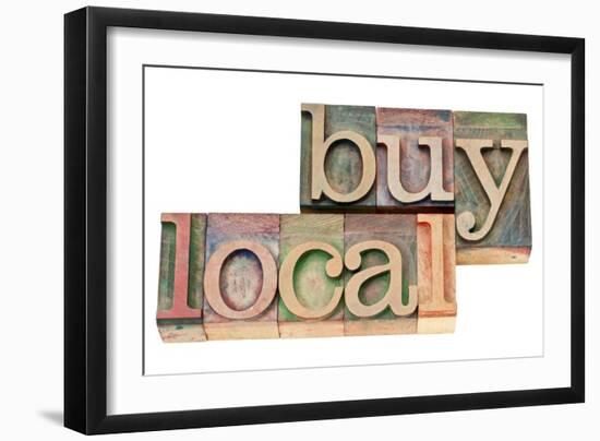 Buy Local-PixelsAway-Framed Art Print
