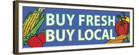 Buy Local-Retroplanet-Framed Premium Giclee Print