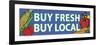 Buy Local-Retroplanet-Framed Premium Giclee Print