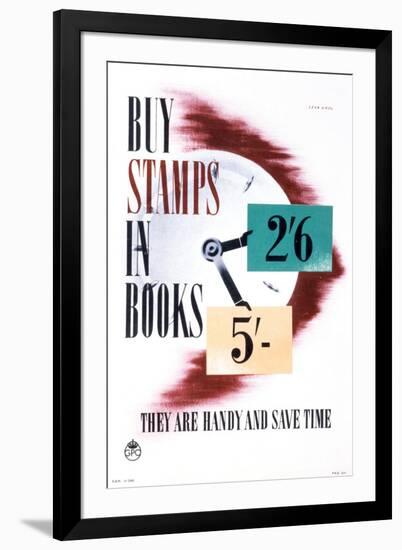 Buy Stamps in Books They are Handy and Save Time-Stan Krol-Framed Art Print