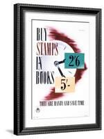 Buy Stamps in Books They are Handy and Save Time-Stan Krol-Framed Art Print