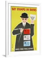 Buy Stamps in Books-Peter Huveneers-Framed Art Print