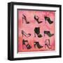 Buy the Shoes I-Ashley Sta Teresa-Framed Art Print