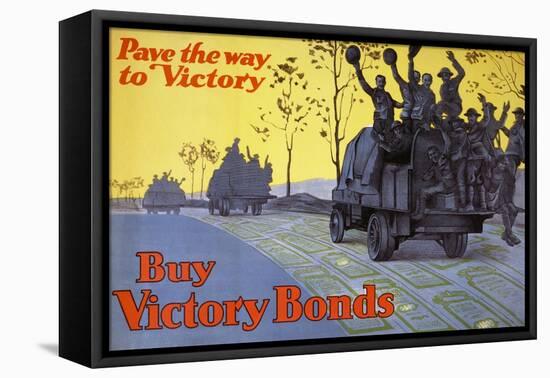 Buy Victory Bonds, 1918-null-Framed Stretched Canvas