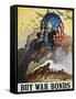 Buy War Bonds Poster-null-Framed Stretched Canvas