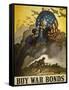 Buy War Bonds, World War 2 Poster of Uncle Sam-null-Framed Stretched Canvas