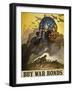 Buy War Bonds, World War 2 Poster of Uncle Sam-null-Framed Art Print
