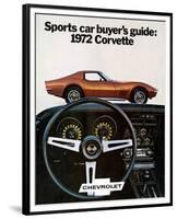 Buyer's Guide 1972 GM Corvette-null-Framed Premium Giclee Print