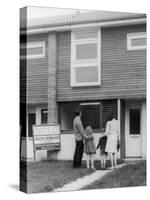 Buying a House 1960s-null-Stretched Canvas