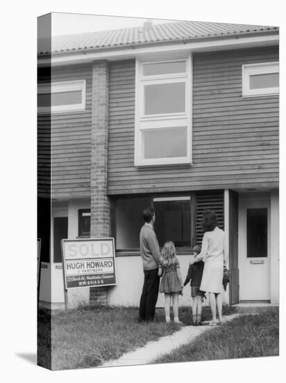 Buying a House 1960s-null-Stretched Canvas