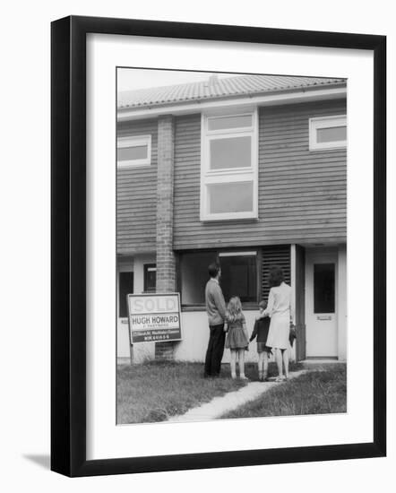 Buying a House 1960s-null-Framed Photographic Print