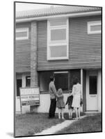 Buying a House 1960s-null-Mounted Photographic Print