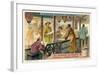 Buying and Selling Paper in Samarkand, Turkestan-null-Framed Giclee Print