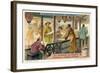 Buying and Selling Paper in Samarkand, Turkestan-null-Framed Giclee Print