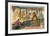 Buying and Selling Paper in Samarkand, Turkestan-null-Framed Giclee Print