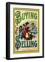 Buying and Selling-null-Framed Art Print