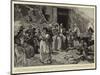 Buying Curios at the Ancient Tombs at Ghizeh, Egypt-null-Mounted Giclee Print