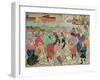 Buying Fish at Boulogne, 1926-Louis Valtat-Framed Giclee Print