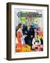 "Buying Flowers for Mother," Country Gentleman Cover, May 1, 1930-Haddon Sundblom-Framed Giclee Print