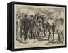 Buying Horses in Brittany for the French Army-Basil Bradley-Framed Stretched Canvas