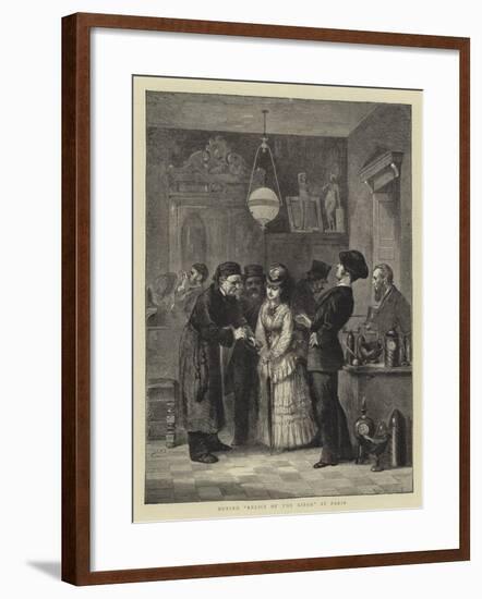 Buying Relics of the Siege at Paris-null-Framed Giclee Print