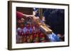 Buying Shots at the Winter Wonders Christmas Market in Place Sainte Catherine, Brussels.-Jon Hicks-Framed Photographic Print