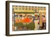 Buying the Oranges, from the Series 'Summer's Oranges from South Africa'-null-Framed Giclee Print