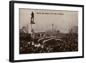 Buying War Bonds at the Tank, London, World War I-null-Framed Photographic Print