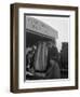 Buying Wholesale Meat from a Danish Bacon Company Lorry, Barnsley, South Yorkshire, 1961-Michael Walters-Framed Photographic Print