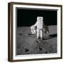 Buzz Aldrin Deploys Apollo 11 Experiments, 1969 (Colour Photograph)-null-Framed Giclee Print