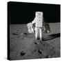 Buzz Aldrin Deploys Apollo 11 Experiments, 1969 (Colour Photograph)-null-Stretched Canvas